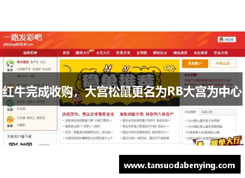红牛完成收购,大宫松鼠更名为RB大宫为中心 红牛完成收购,大宫松鼠更名为RB大宫为中心